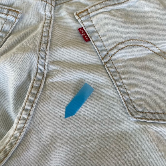 Levi's Ribcage Straight Ankle Jeans Women's 29 Light Blue Wash Ripped Distressed - Picture 11 of 15